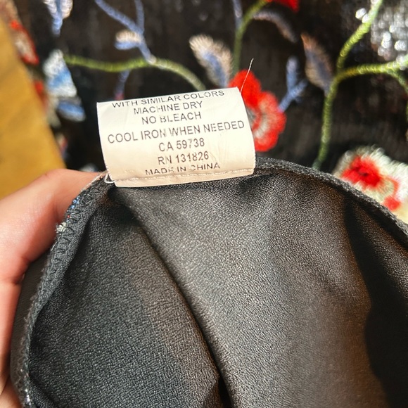 Embroidered and sequence dress - Picture 6 of 7